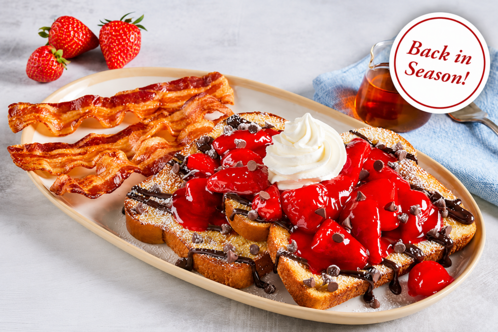 Chocolate Strawberry French Toast Combo