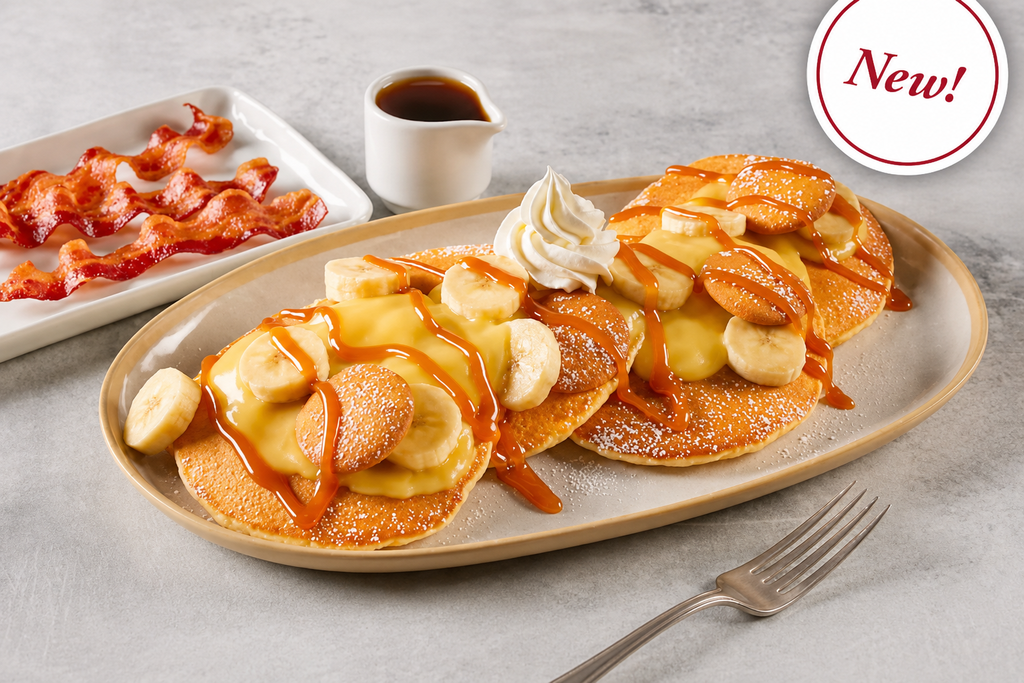 Banana Pudding Hotcakes Combo