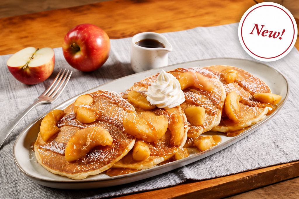 Caramel Apple Hotcakes