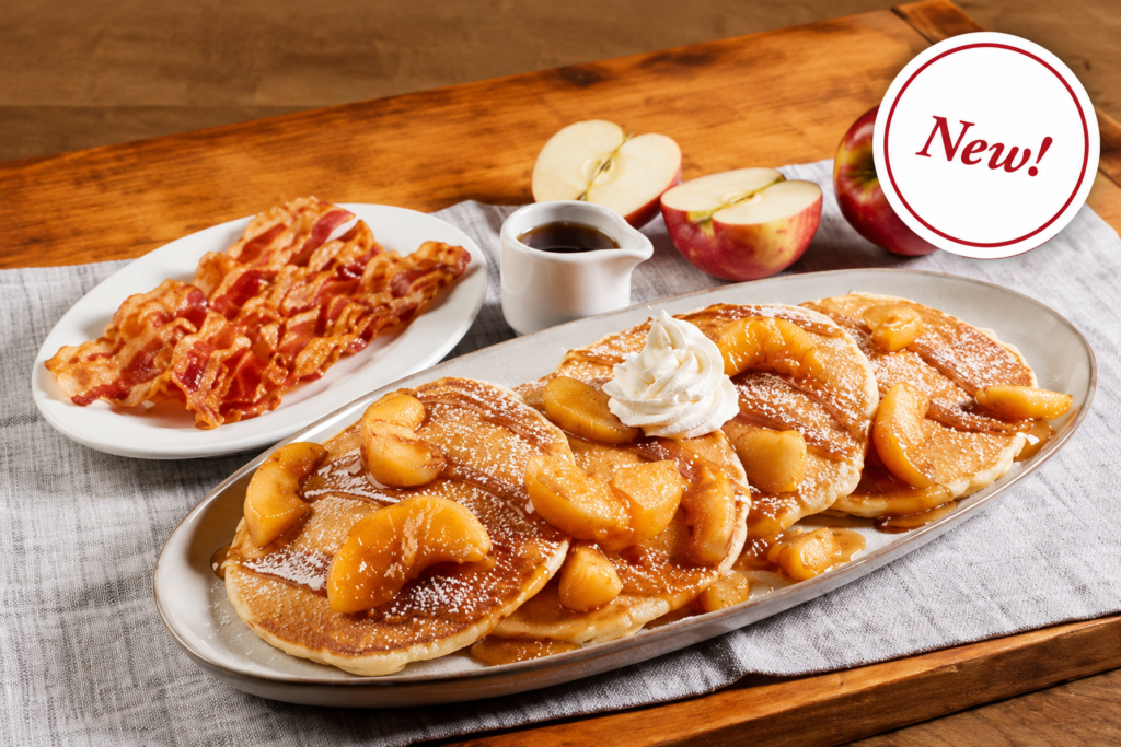 Caramel Apple hotcake combo