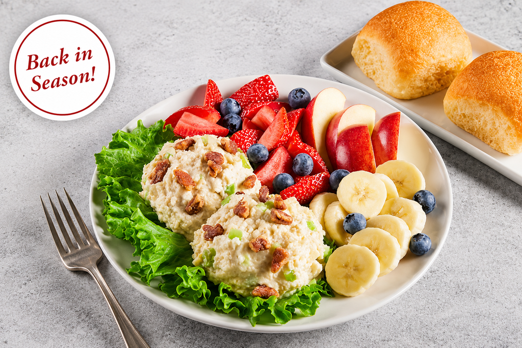 Chicken Salad Fruit Plate