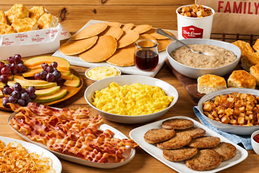 Family-Size Breakfast, Bob Evans Menu 