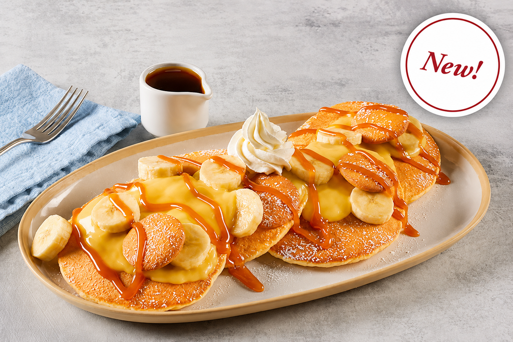 Banana Pudding Hotcakes