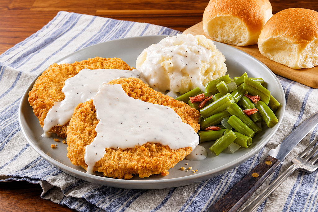 Country-Fried Steak Platter