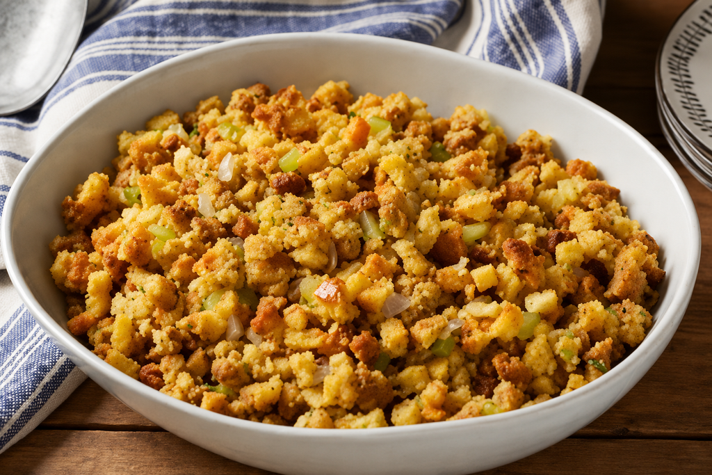 Family Size Bread Celery Dressing 1