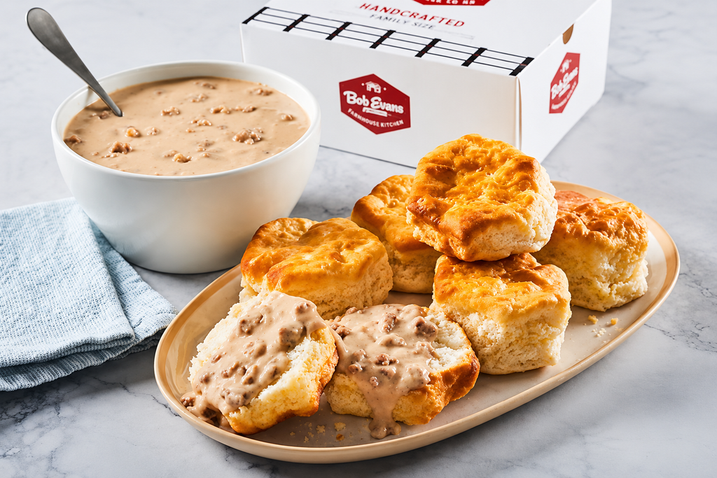 Family Size Sausage Gravy Biscuits