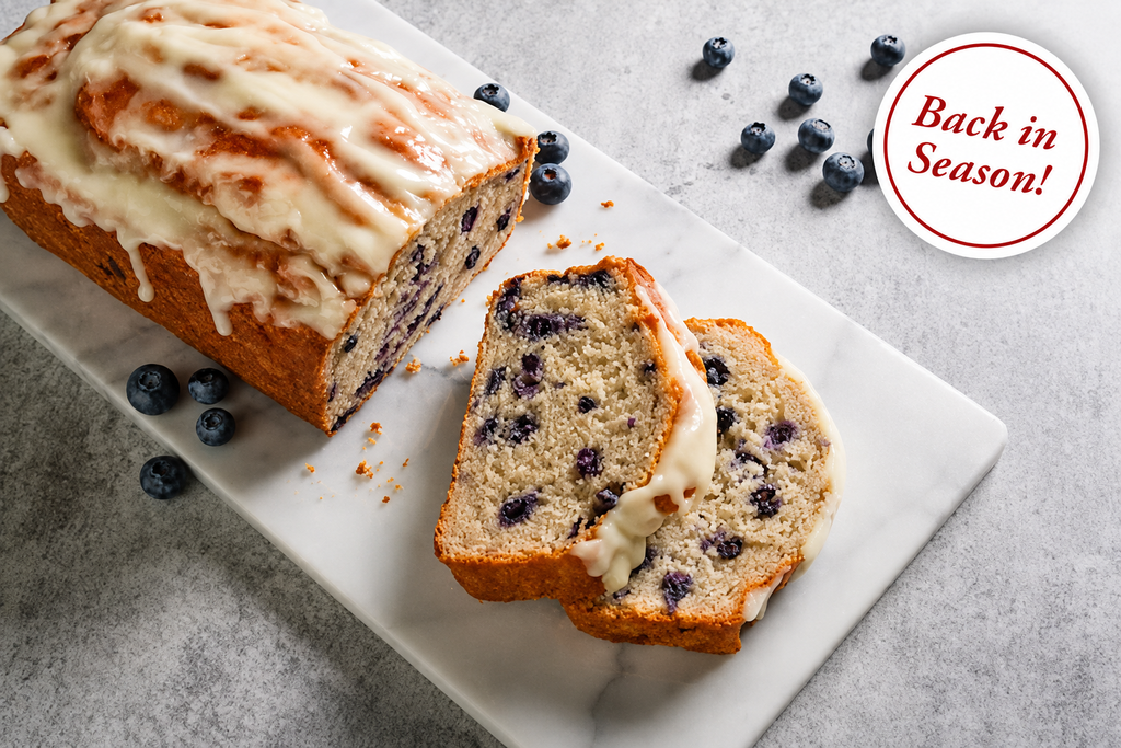 Glazed Blueberry Bread