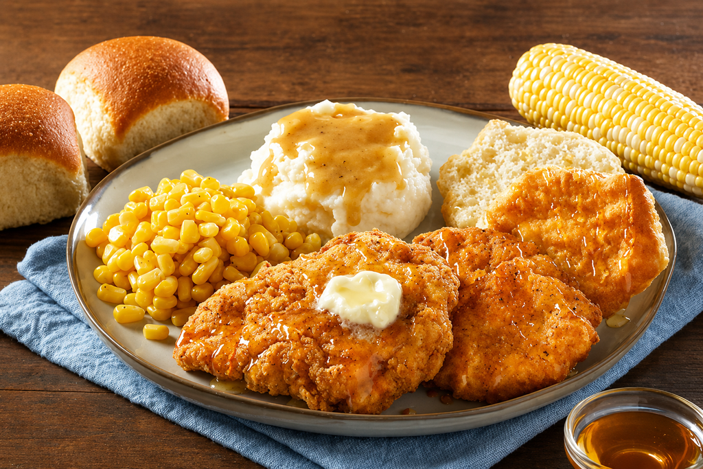Honey Butter Chicken and Biscuit