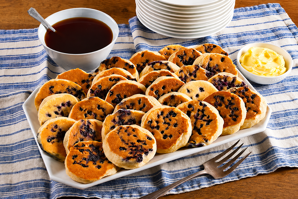 Mini Blueberry Hotcakes