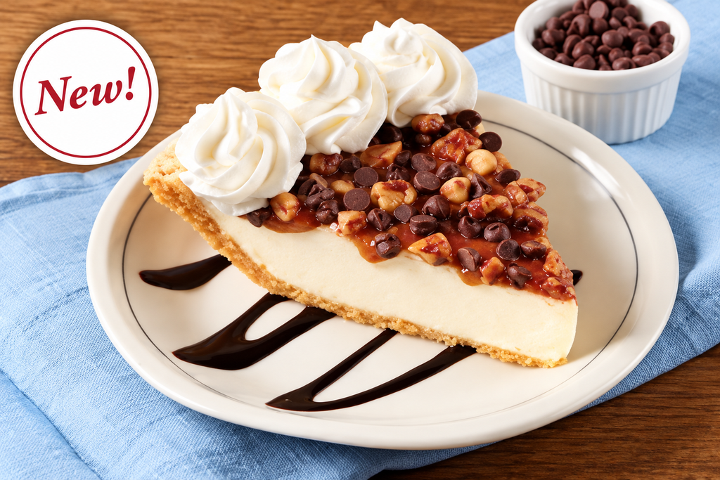 Turtle Cheesecake Pie
